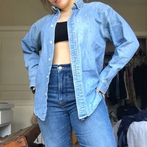 Ralph Lauren denim button up shirt